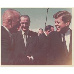 John F. Kennedy and John Glenn Original Vintage Photograph by Cecil Stoughton