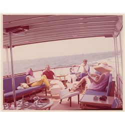 John F. Kennedy in Hyannis Original Vintage Photograph by Cecil Stoughton