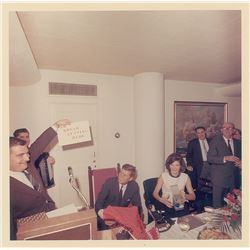 John and Jaqueline Kennedy Original Vintage Photograph by Cecil Stoughton