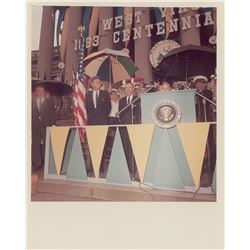 John F. Kennedy Original Vintage Photograph by Cecil Stoughton