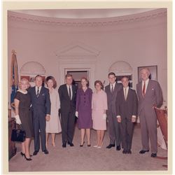 John F. Kennedy and Bob Hope Original Vintage Photograph by Cecil Stoughton