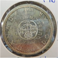 1964 Canadian Silver $1 Coin