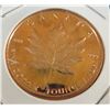 Image 1 : 1 Ounce Canadian Maple Copper Coin