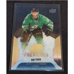 16-17 Upper Deck Ice #144 Jason Dickinson RC