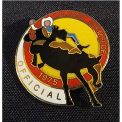 1975 Calgary Stampede Official Pin