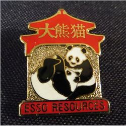 Esso Resources Panda Bear Pin