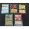 Image 1 : Lot Of 5 MTG German Cards From 1995