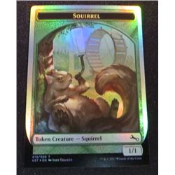 Magic The Gathering Foil Squirrel token