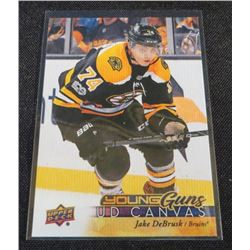 17-18 Upper Deck Canvas #C112 Jake DeBrusk YG