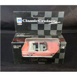 1958 Pink Buick 1:43 Die-Cast Metal Car