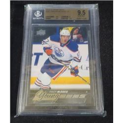 15-16 UD YG RC Connor McDavid Beckett Graded 9.5