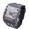 Image 1 : UZI DIGITAL SPORTS WATCH GREY WITH BLACK RUBBER WRIST STRAP