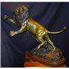 Image 1 : Lion Bronze Entitled “Challenger” (19”H x 15”L x 16”W)