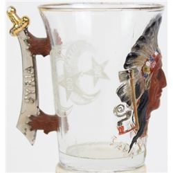 1903 Mason Shriner glass