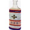 Image 1 : Early 20th century beaded buckskin medicine bottle