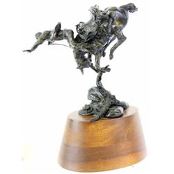 Nicely accomplished bronze "Surprise"