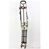 Image 4 : Good early leather Navajo bridle