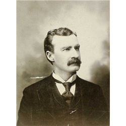 Large cabinet card photo dated 1875, Herman J