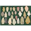 Image 1 : Collection of 24 authentic stone arrowheads