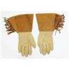 Image 2 : C. 1920's-1930's kid leather gauntlets
