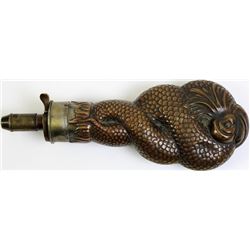 Bartram & Co. double entwined dolphin flask