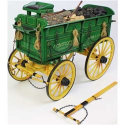 Dale Ford b. 1934 miniature wood and coal wagon