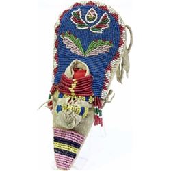 Fine C. 1890's Northern Plains toy cradle