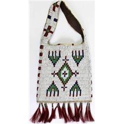 C. 1890's to 1900 Sioux beaded bag