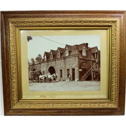 Large original framed photo of Hot Springs SD