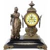 Image 1 : Victorian Ansonia statue clock