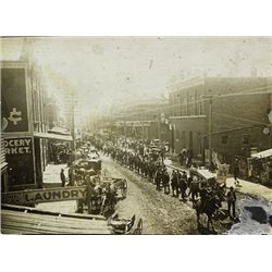 Original cabinet card photo 1912 Dodge City
