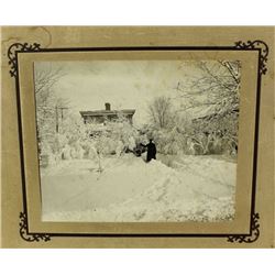 Large Imperial size cabinet card of Dodge City