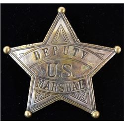 Deputy US Marshal badge 5 point star