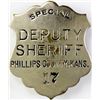 Image 1 : Hallmarked shield badge Special Deputy