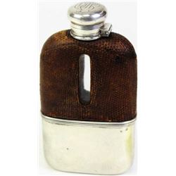 Gentleman's Tiffany stamped whiskey flask