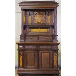 Fine antique sideboard hutch