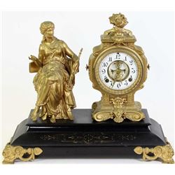 Ansonia statue shelf clock