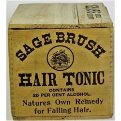 New Old Stock Sage Brush Tonic crate