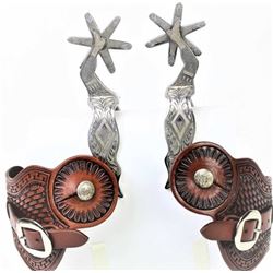 Ron Bliss stamped spurs