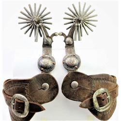 Lee Friend stamped spurs