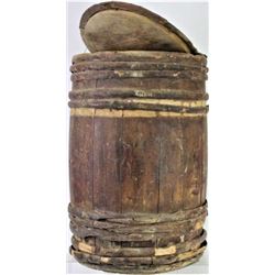 Rare wooden supply keg