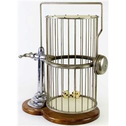 Large deluxe Chuck a Luck dice cage