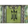 Image 4 : C. 1890s green onyx 3 piece garniture clock set