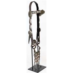 Early Southern Plains Navajo style bridle