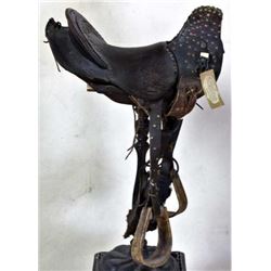 Apache tacked Morgan Muley saddle