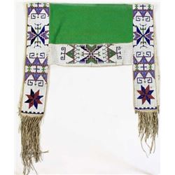 C. 1890s-1900 Sioux beaded saddle blanket