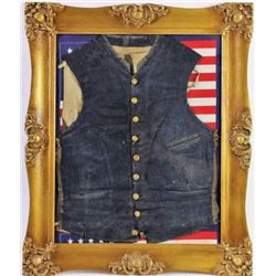 Civil War officers wool vest