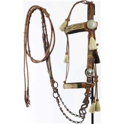 Wyoming prison made horsehair bridle