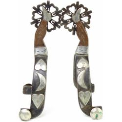 Single mounted lady leg spurs