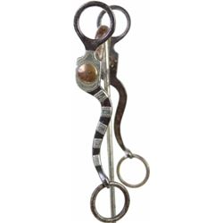 Scarce silver mounted Crockett bit